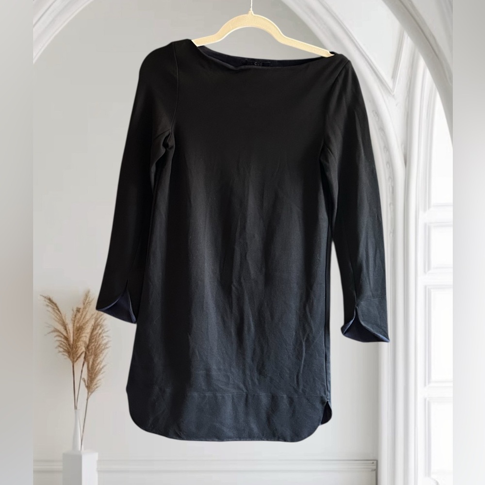 COS Minimalist Sheath Stretch Mini Dress Long Sleeve XS